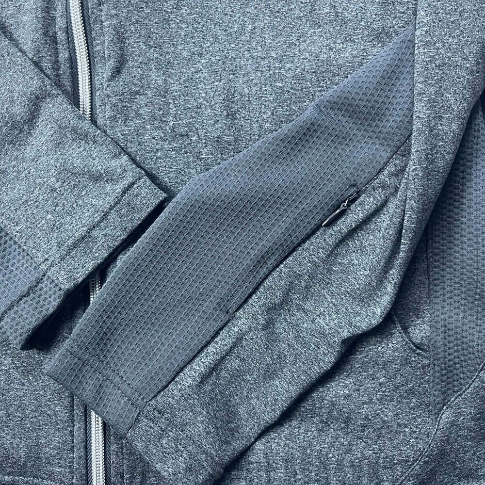 Levelwear Jacket Womens XL New York Rangers Full Zip NHL Gray Sleeve Pocket - Picture 5 of 7